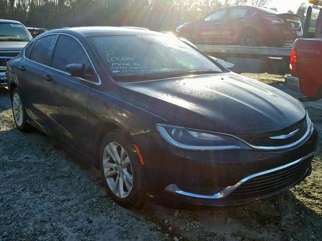 1C3CCCAB2FN537538 - 2015 CHRYSLER 200 LIMITE BLACK photo 1