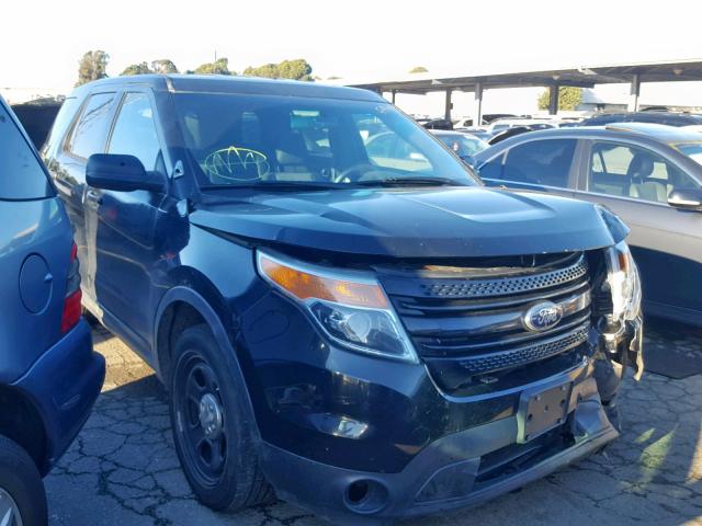 1FM5K8AR4DGC35666 - 2013 FORD EXPLORER P BLACK photo 1