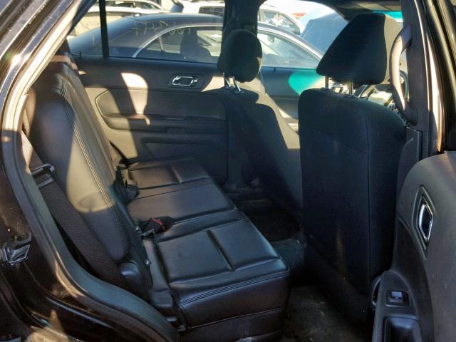 1FM5K8AR4DGC35666 - 2013 FORD EXPLORER P BLACK photo 6