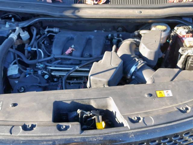 1FM5K8AR4DGC35666 - 2013 FORD EXPLORER P BLACK photo 7