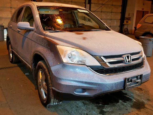 5J6RE4H72AL102007 - 2010 HONDA CR-V EXL BLUE photo 1