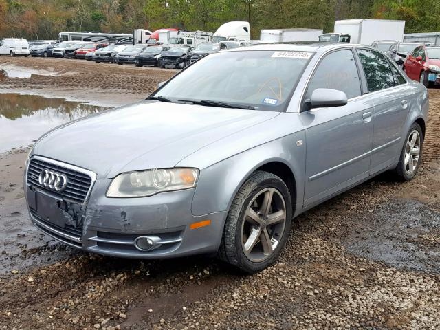 WAUDH78EX7A029493 - 2007 AUDI A4 3.2 QUA GRAY photo 2