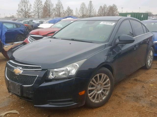 1G1PH5SB4D7188577 - 2013 CHEVROLET CRUZE ECO BLACK photo 2