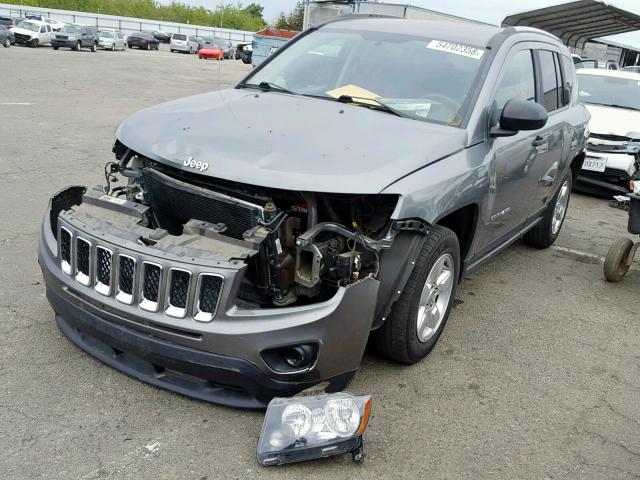 1C4NJCBA6ED630616 - 2014 JEEP COMPASS SP გრაფიტი ფოტო 2
