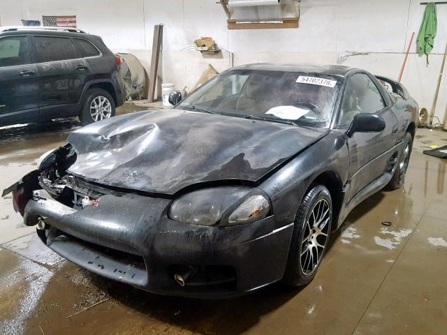 JA3AM44H8XY002217 - 1999 MITSUBISHI 3000 GT BLACK photo 2