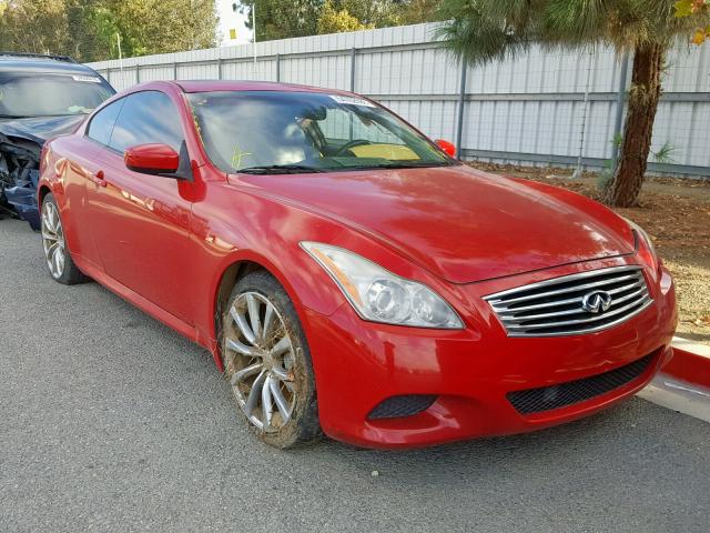 JNKCV64EX8M110953 - 2008 INFINITI G37 BASE RED photo 1