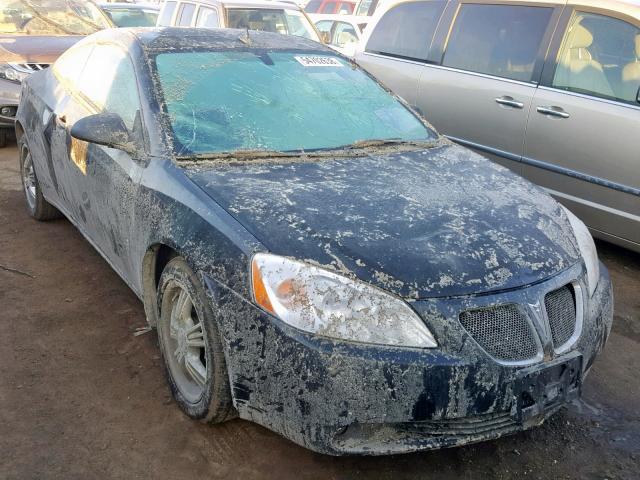 1G2ZH17N594218632 - 2009 PONTIAC G6 GT BLACK photo 1