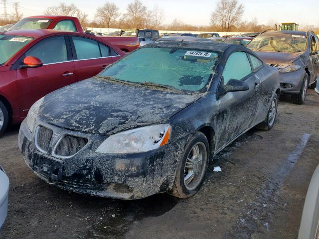 1G2ZH17N594218632 - 2009 PONTIAC G6 GT BLACK photo 2