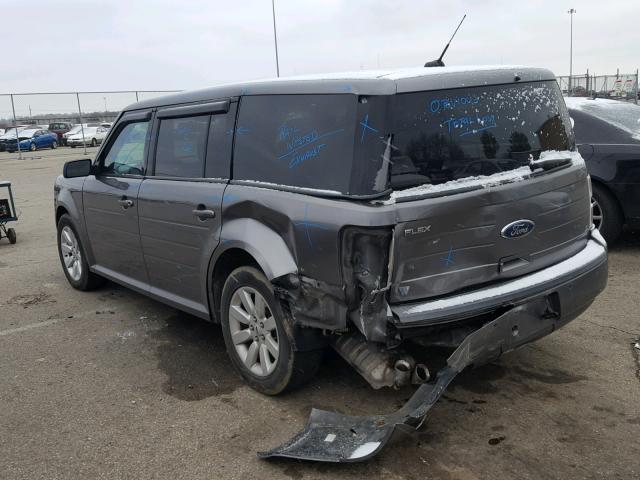 2FMDK51C69BA01632 - 2009 FORD FLEX SE GRAY photo 3