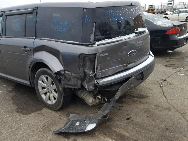 2FMDK51C69BA01632 - 2009 FORD FLEX SE GRAY photo 9