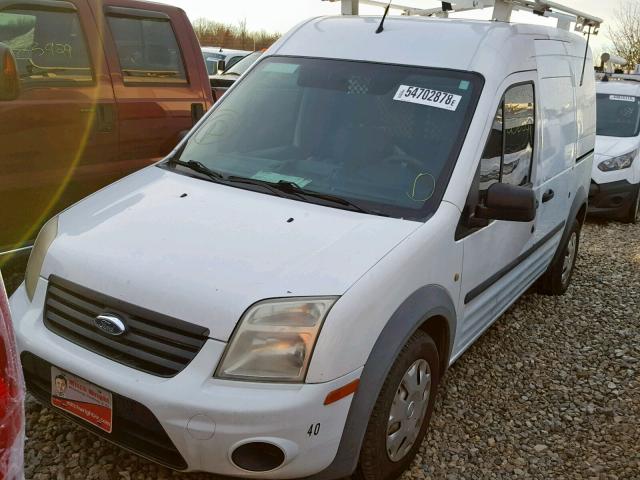 NM0LS7BN7AT037293 - 2010 FORD TRANSIT CO WHITE photo 2