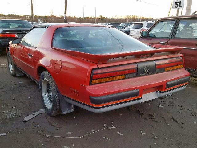 1G2FS21E6JL256139 - 1988 PONTIAC FIREBIRD RED photo 3