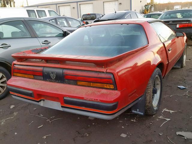 1G2FS21E6JL256139 - 1988 PONTIAC FIREBIRD RED photo 4