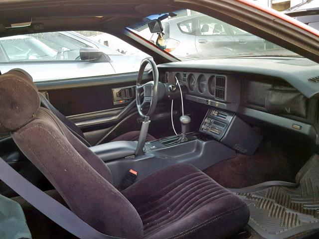 1G2FS21E6JL256139 - 1988 PONTIAC FIREBIRD RED photo 5