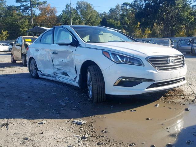 5NPE34AF1FH035066 - 2015 HYUNDAI SONATA SPO WHITE photo 1