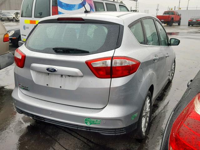 1FADP5CU1EL503976 - 2014 FORD C-MAX PREM SILVER photo 4