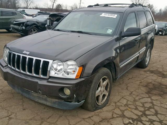 1J4HR58N06C190373 - 2006 JEEP GRAND CHER BLACK photo 2