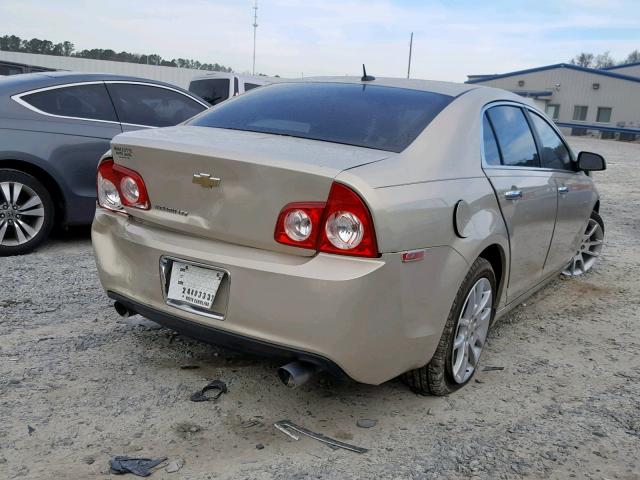 1G1ZE5E78AF125671 - 2010 CHEVROLET MALIBU LTZ BEIGE photo 4