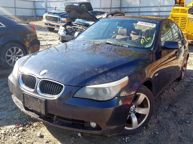 WBANA53554B167775 - 2004 BMW 525 I BLUE photo 2