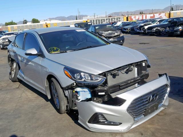 5NPE34AF9JH671002 - 2018 HYUNDAI SONATA SPO SILVER photo 1