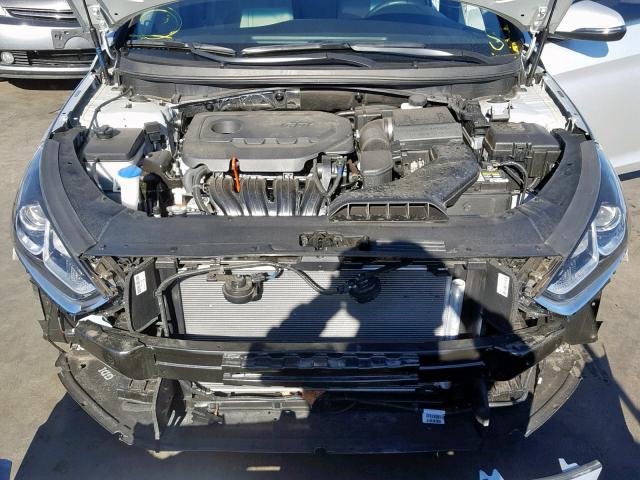 5NPE34AF9JH671002 - 2018 HYUNDAI SONATA SPO SILVER photo 7