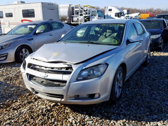1G1ZC5E04CF153883 - 2012 CHEVROLET MALIBU 1LT 银色 照片 2