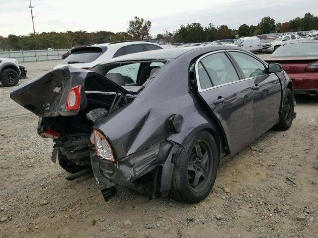 1G1ZA5EU9BF336865 - 2011 CHEVROLET MALIBU LS GRAY photo 4