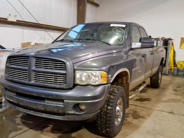 1D7KU28C23J549615 - 2003 DODGE RAM 2500 S Մոխրագույն լուսանկար 2