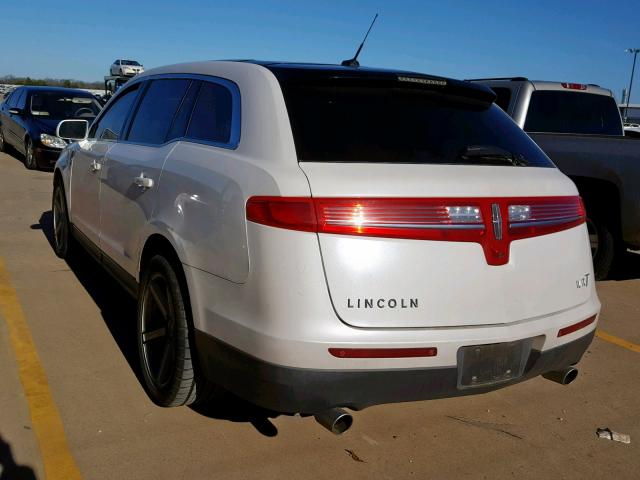 2LMHJ5FR3ABJ04744 - 2010 LINCOLN MKT WHITE photo 3