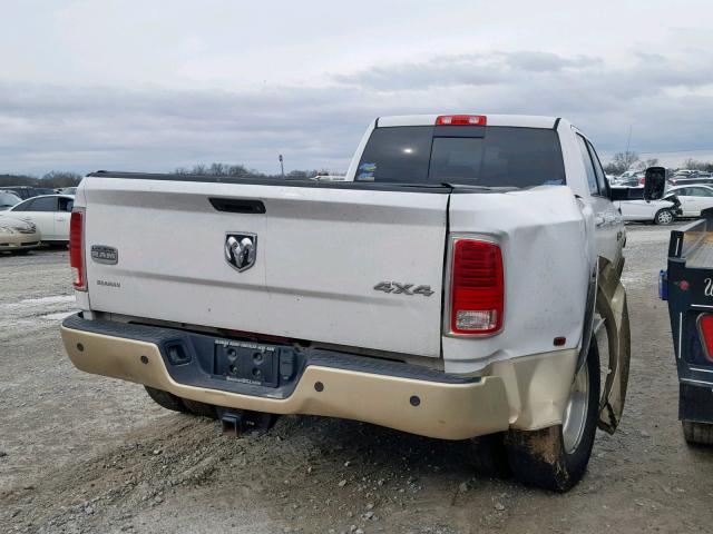 3C63RRKL2FG630225 - 2015 RAM 3500 LONGH WHITE photo 4