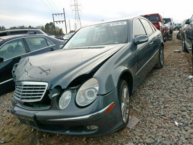 WDBUF56J86A838968 - 2006 MERCEDES-BENZ E 350 GRAY photo 2