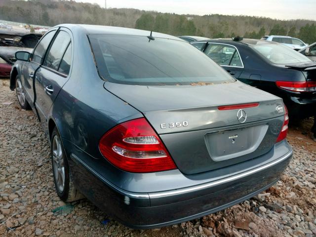 WDBUF56J86A838968 - 2006 MERCEDES-BENZ E 350 GRAY photo 3