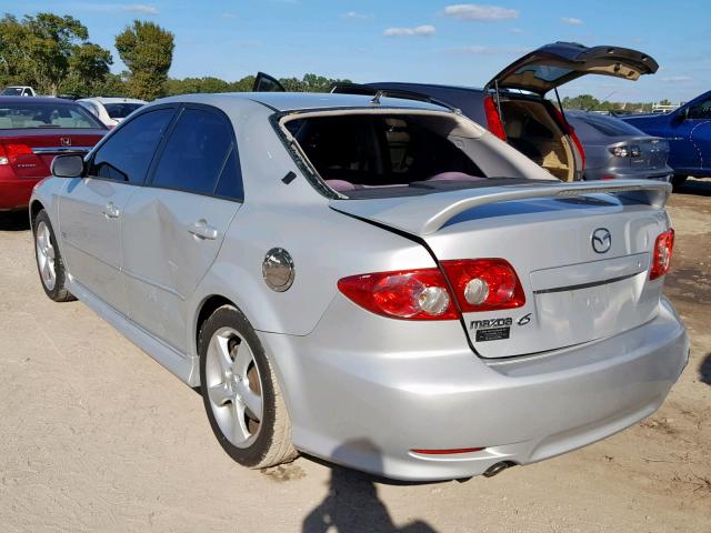 1YVHP80D755M09942 - 2005 MAZDA 6 S SILVER photo 3