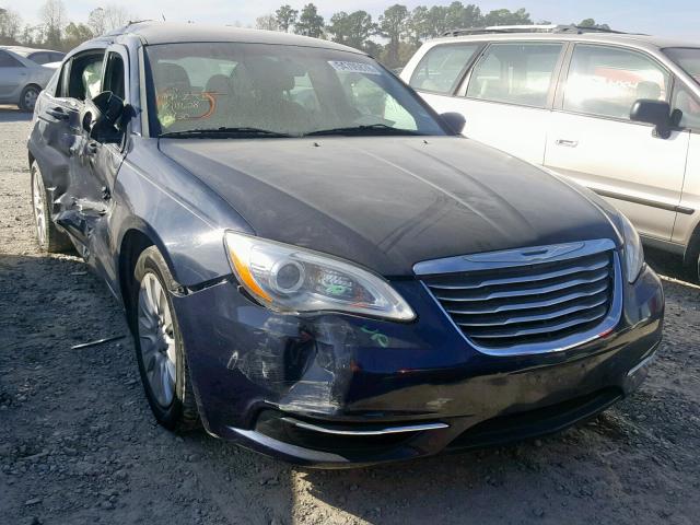 1C3CCBAB8DN560765 - 2013 CHRYSLER 200 LX BLUE photo 1