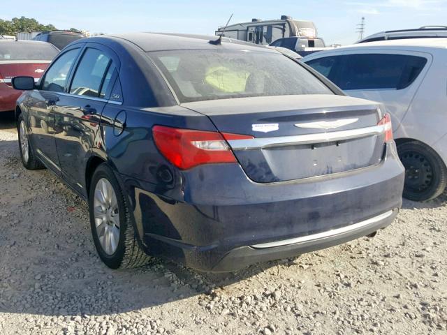 1C3CCBAB8DN560765 - 2013 CHRYSLER 200 LX BLUE photo 3