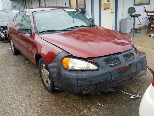 1G2NF52E2YM838405 - 2000 PONTIAC GRAND AM S BURGUNDY photo 1