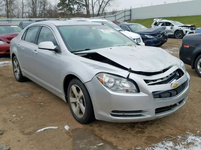 1G1ZC5EU1BF381096 - 2011 CHEVROLET MALIBU 1LT SILVER photo 1