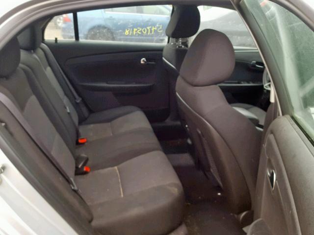 1G1ZC5EU1BF381096 - 2011 CHEVROLET MALIBU 1LT SILVER photo 6