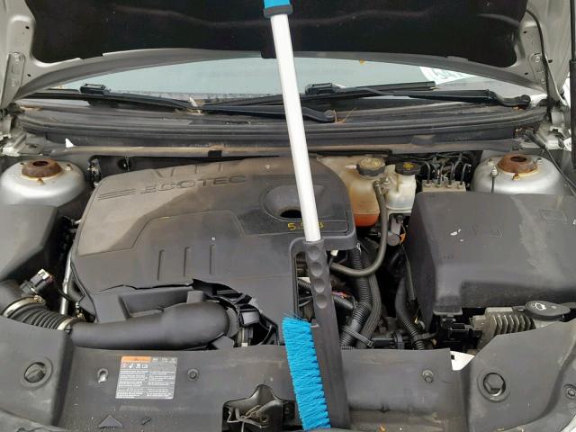 1G1ZC5EU1BF381096 - 2011 CHEVROLET MALIBU 1LT SILVER photo 7