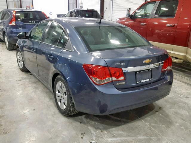 1G1PA5SH5E7240227 - 2014 CHEVROLET CRUZE LS BLUE photo 3