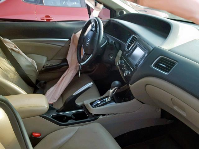 2HGFB2F96DH515027 - 2013 HONDA CIVIC EXL Թուխ լուսանկար 5