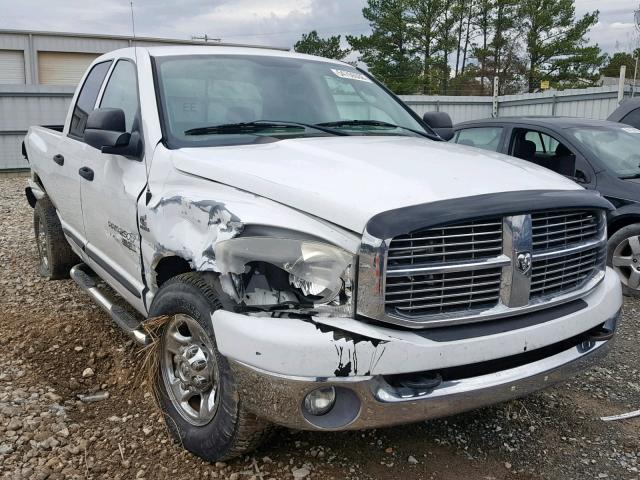 3D7KR28C56G251308 - 2006 DODGE RAM 2500 S WHITE photo 1