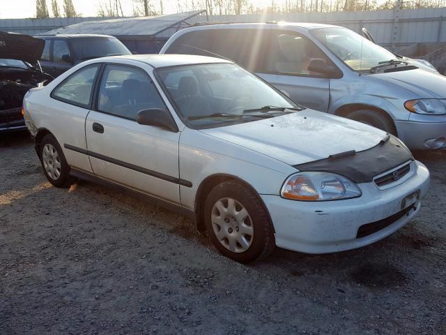 1HGEJ6224WL039011 - 1998 HONDA CIVIC DX WHITE photo 1