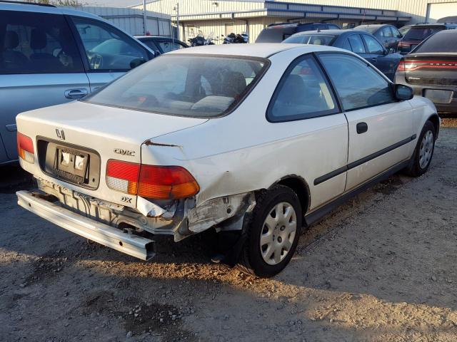 1HGEJ6224WL039011 - 1998 HONDA CIVIC DX WHITE photo 4