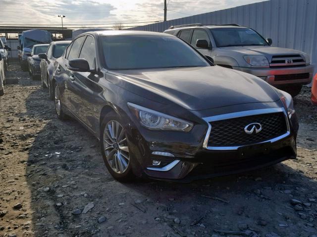 JN1EV7AR0JM433280 - 2018 INFINITI Q50 LUXE BLACK photo 1