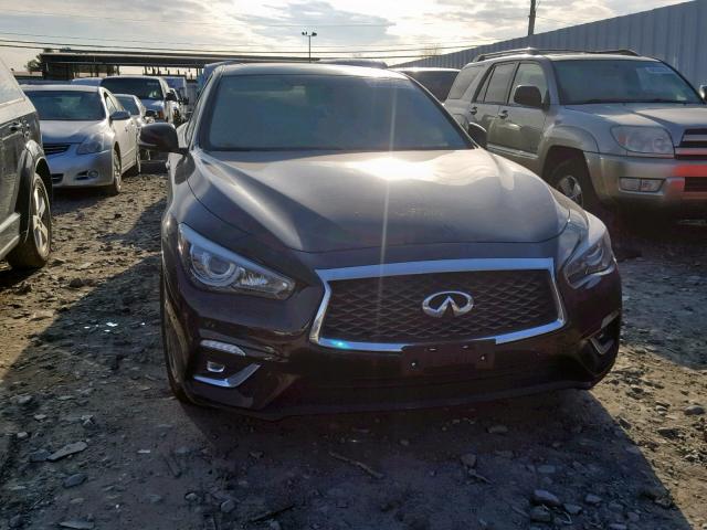 JN1EV7AR0JM433280 - 2018 INFINITI Q50 LUXE BLACK photo 9