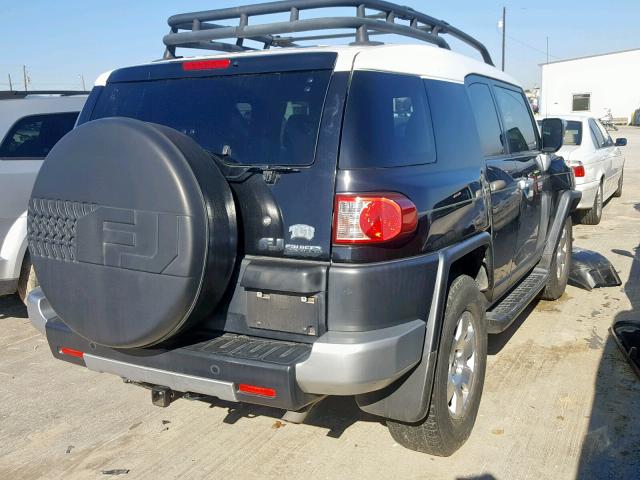 JTEZU11F98K005732 - 2008 TOYOTA FJ CRUISER BLACK photo 4