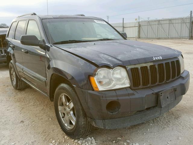 1J4GS48K55C695310 - 2005 JEEP GRAND CHER BLUE photo 1