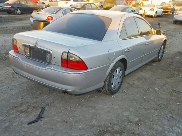 1LNHM86S85Y600820 - 2005 LINCOLN LS SILVER photo 4