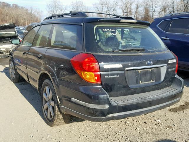 4S4BP62C867347215 - 2006 SUBARU LEGACY OUT BLACK photo 3